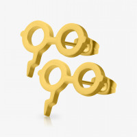 Brinco Harry Potter com símbolo das Relíquias da Morte