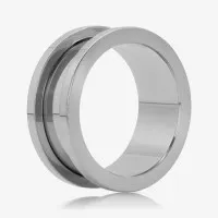 Alargador de Aço Prateado com Rosca - Qualidade e Estilo | Alargs