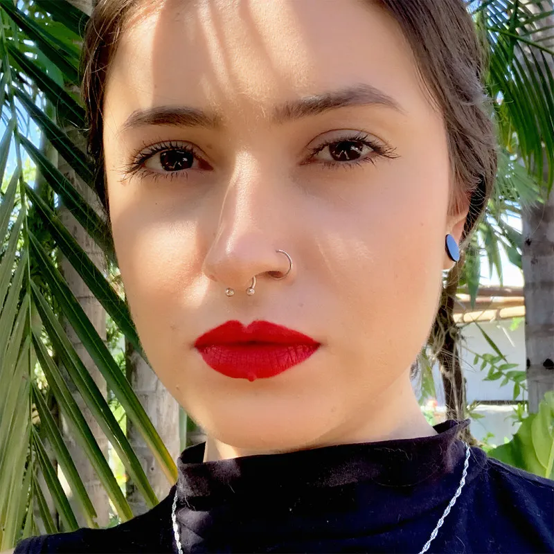 Piercing Argola de Aço Cirúrgico - Dobrável - 0.6mm