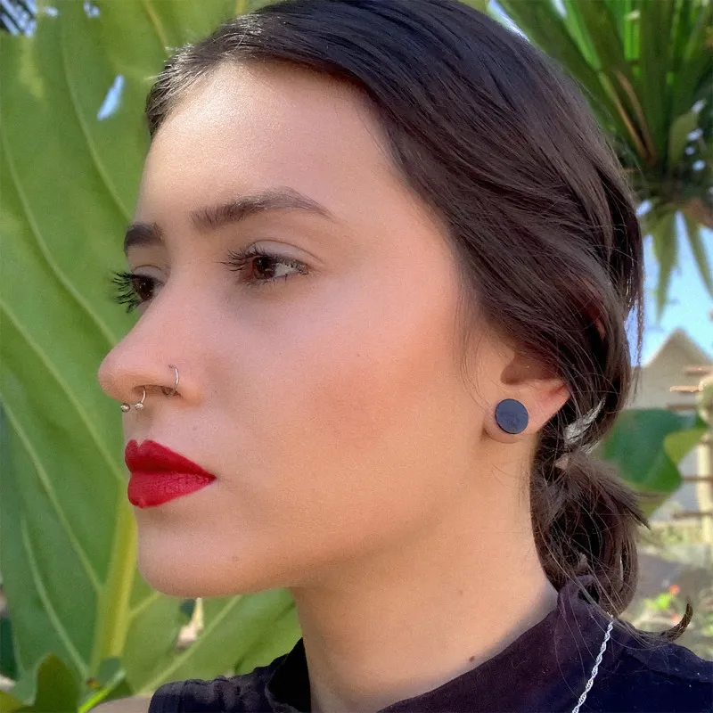 Plug Silicone Preto Fechado - Silicone