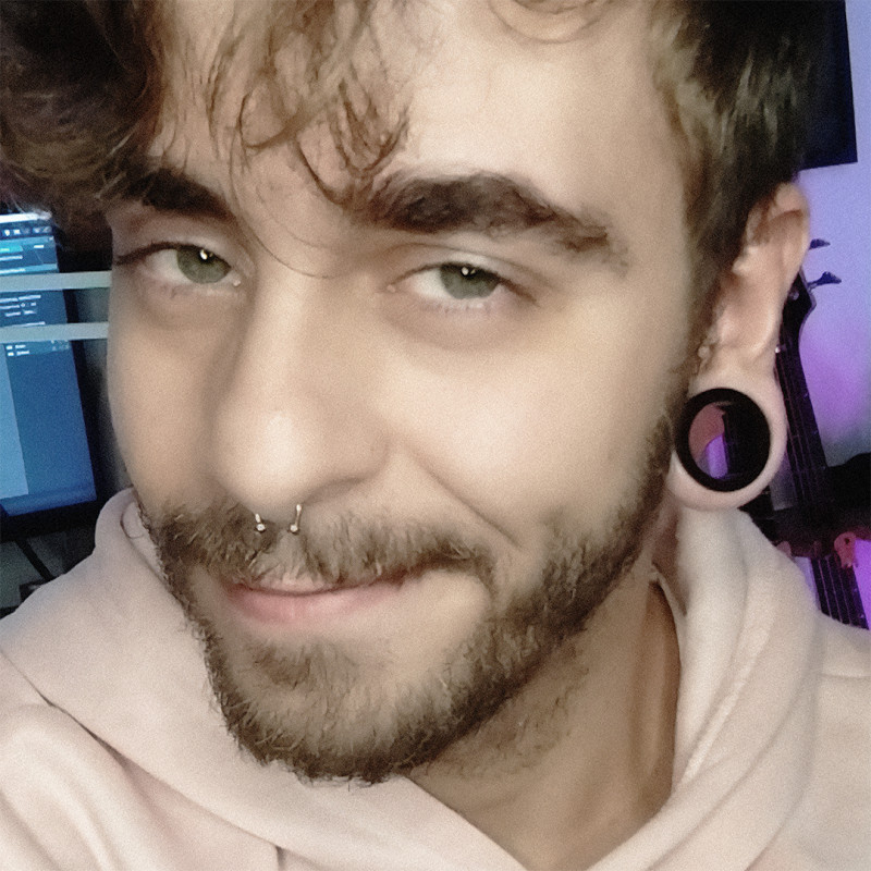 Alargador de Acrílico Preto com Rosca para Expansão Segura