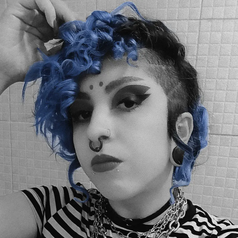 Piercing Argola de Aço Dobrável Preta com Acabamento Premium