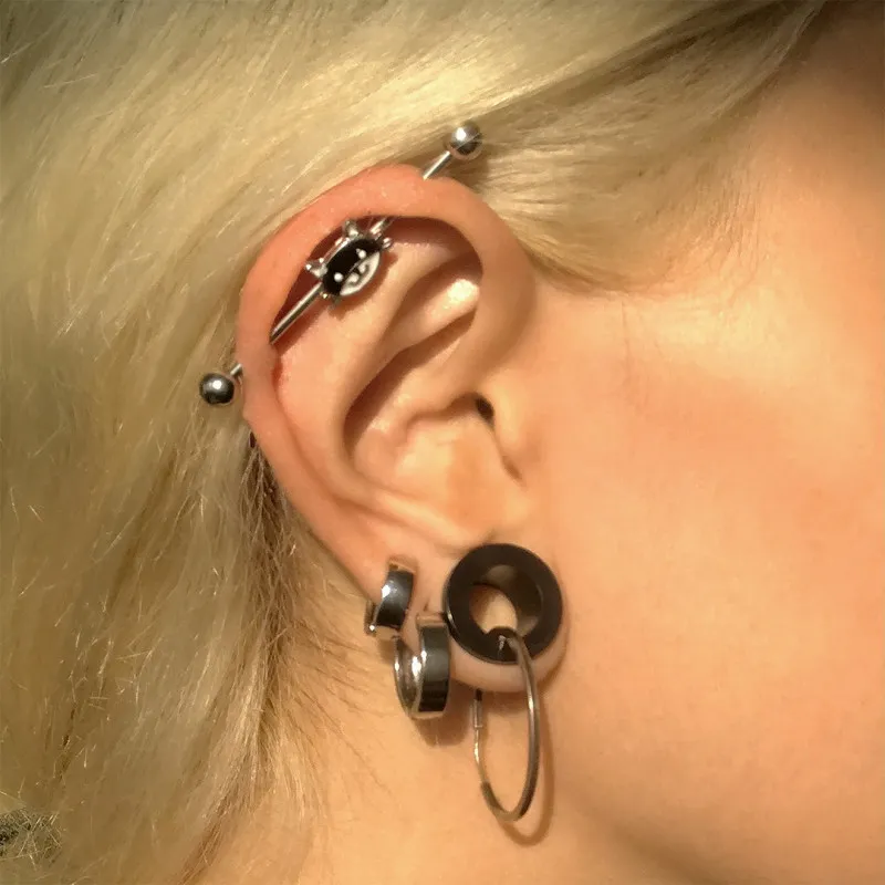 Alargador de Aço Prateado com Rosca - Qualidade e Estilo | Alargs