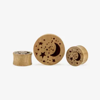 Alargador Plug Gravado Noite Estrelada é na ALARGS