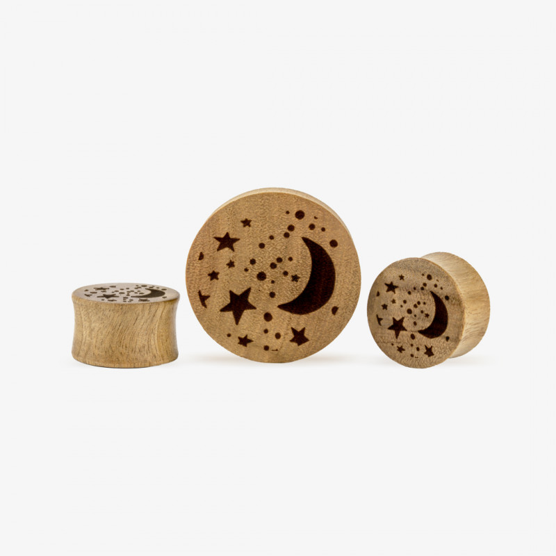 Alargador Plug Gravado Noite Estrelada é na ALARGS