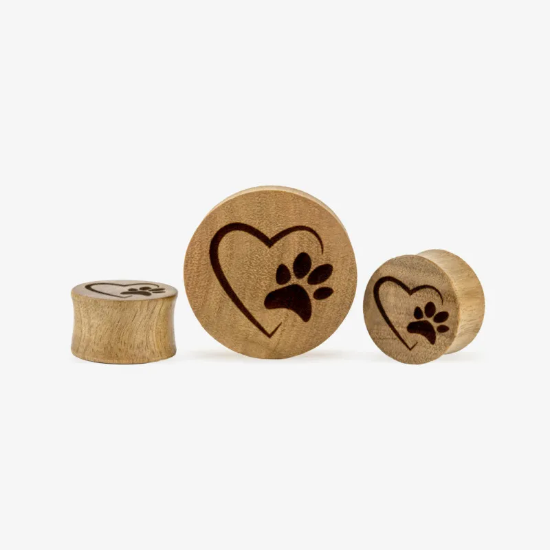 Alargador Plug Gravado Amor Animal é na ALARGS