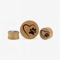 Alargador Plug Gravado Amor Animal é na ALARGS