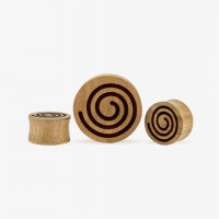 Alargador Plug Gravado Espiral é na ALARGS