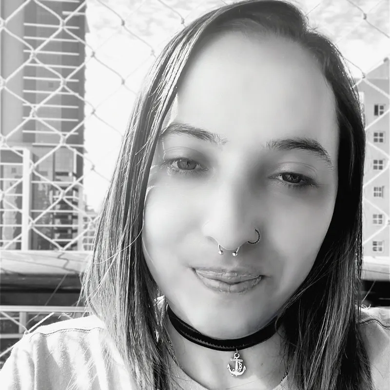 Piercing ferradura prateado com bolinha de aço | ALARGS