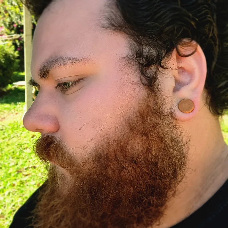 Plug de Madeira Plano com Design Anatômico e Natural