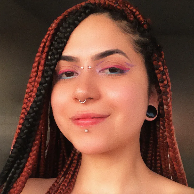 Plug de Acrílico Convexo Preto para Alargador