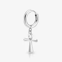 Brinco Chave da Vida com design simbólico masculino