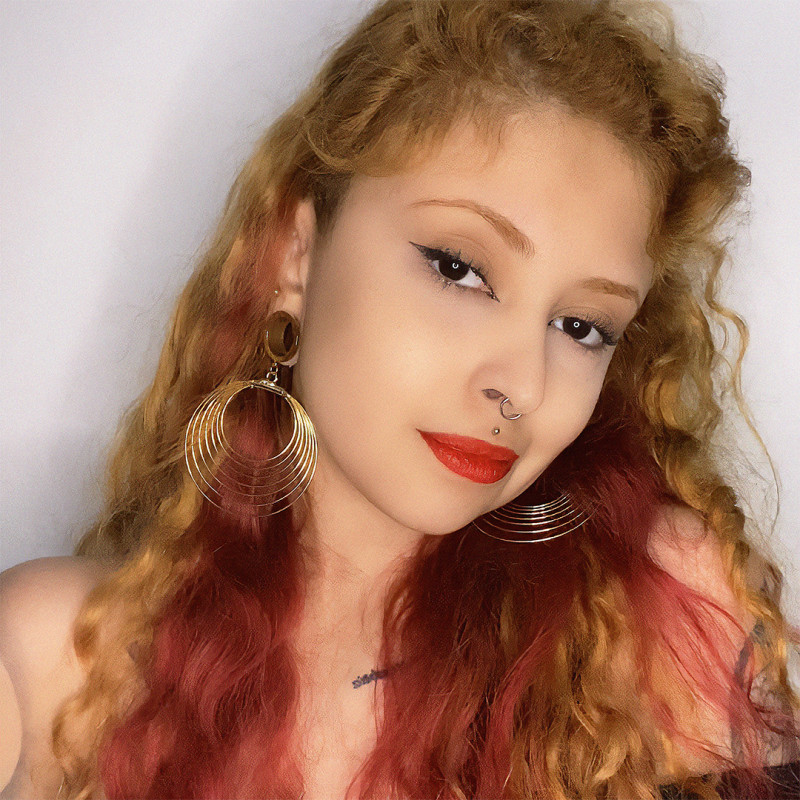 Alargabrinco Argolas Douradas - Unidade é na ALARGS