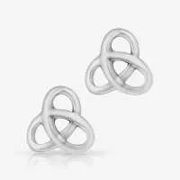 Brinco de Prata Nó – Estilo Minimalista com Design Elegante