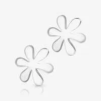 Brinco de Prata Florzinha delicado e charmoso – ALARGS