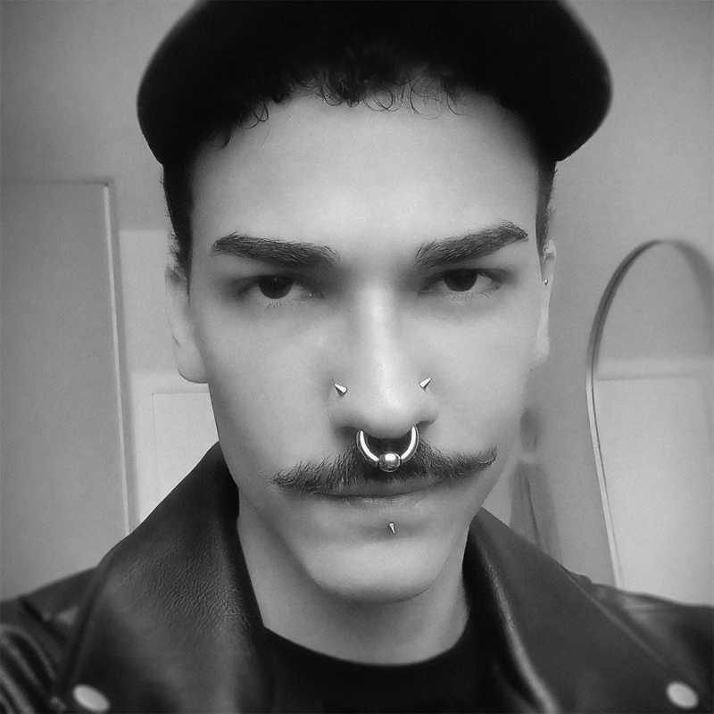 Piercing Barbell de Aço Cirúrgico 1,2mm com Bolinha