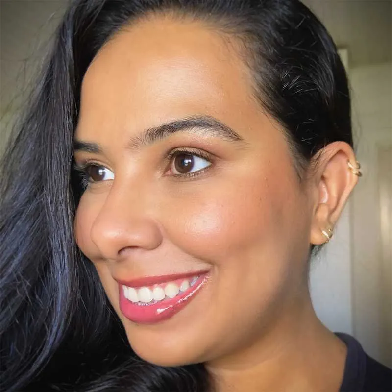 Piercing Argola de Aço com Fecho Clicker Dourado