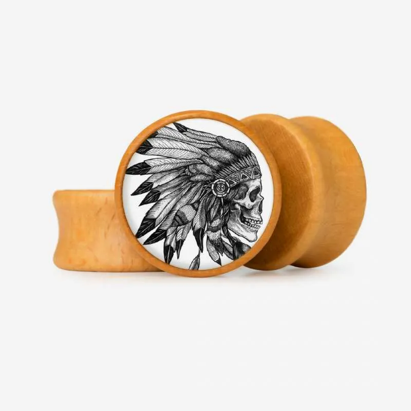 Plug Índio Caveira - Base Selecionável é na ALARGS