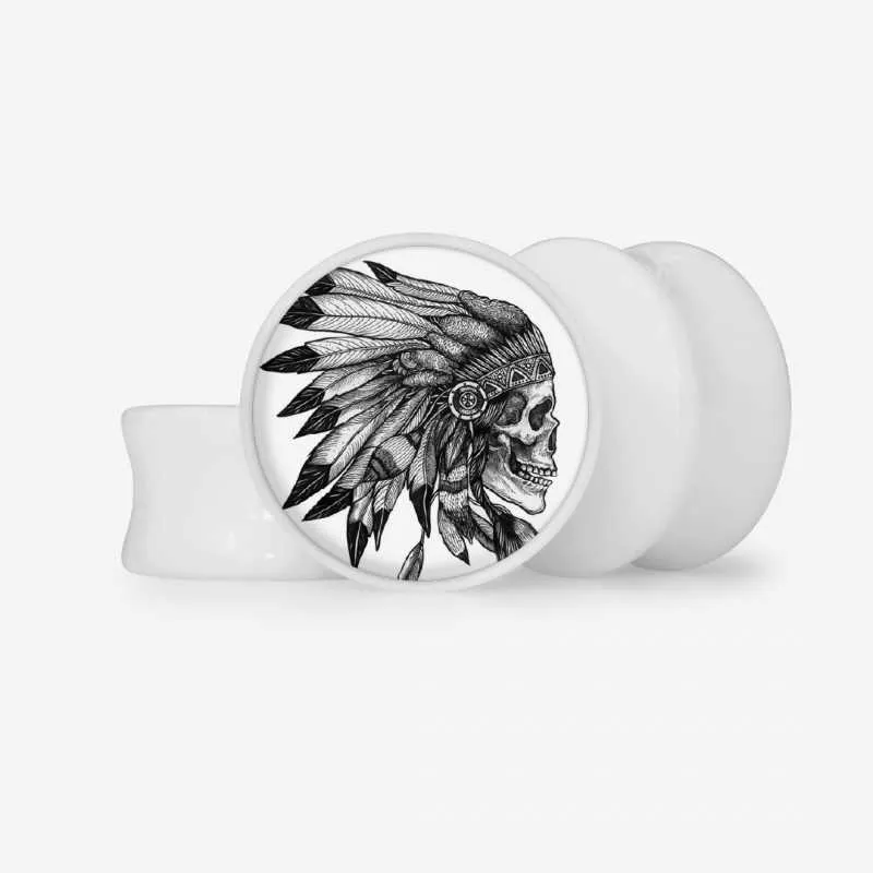 Plug Índio Caveira - Base Selecionável é na ALARGS