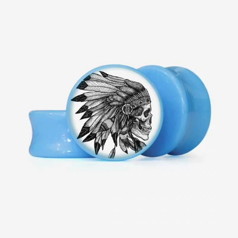 Plug Índio Caveira - Base Selecionável é na ALARGS