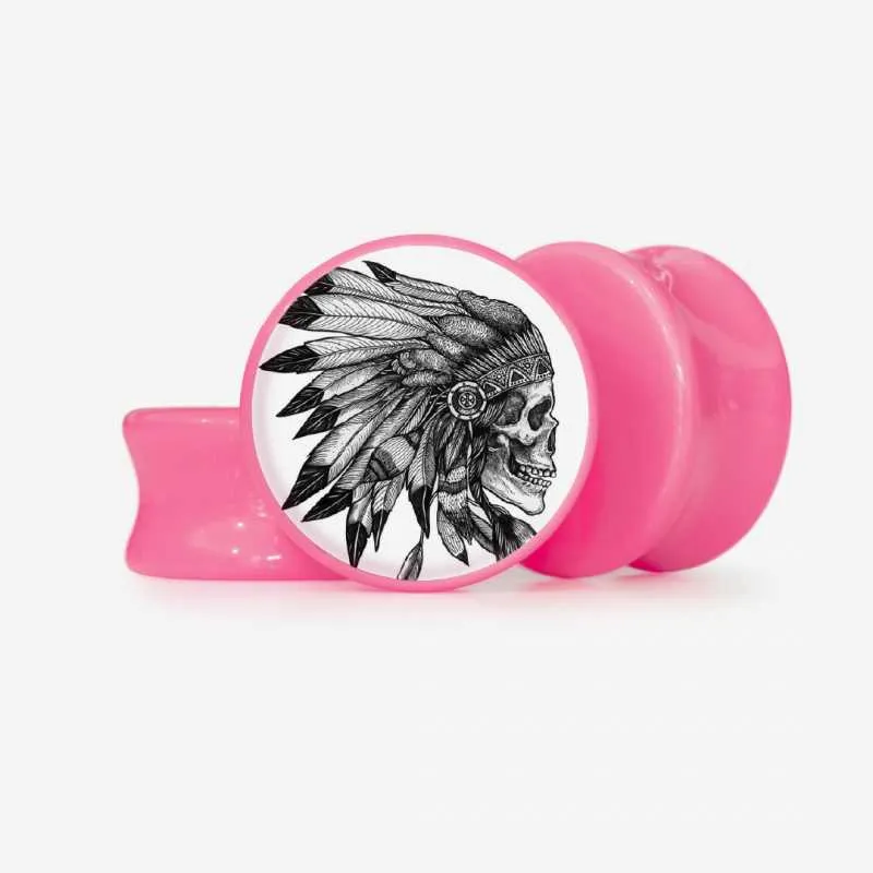 Plug Índio Caveira - Base Selecionável é na ALARGS