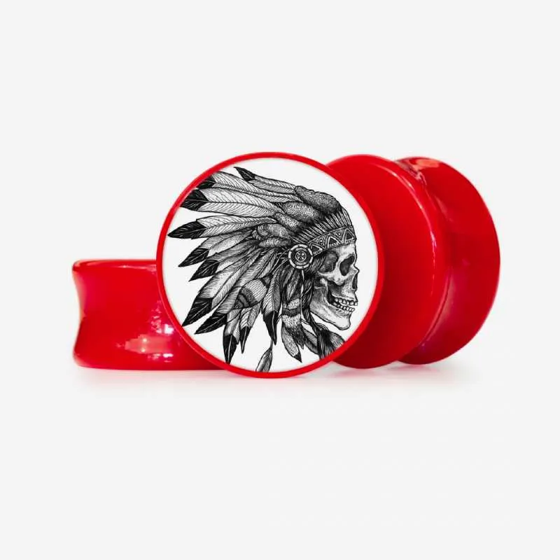 Plug Índio Caveira - Base Selecionável é na ALARGS