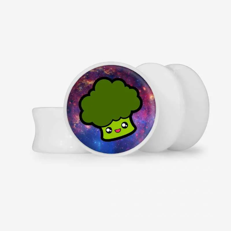 Plug Brócolis Cósmico - Base Selecionável | ALARGS