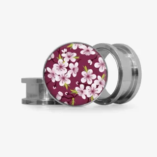 Alargador Flores do Japão - Base Selecionável | ALARGS