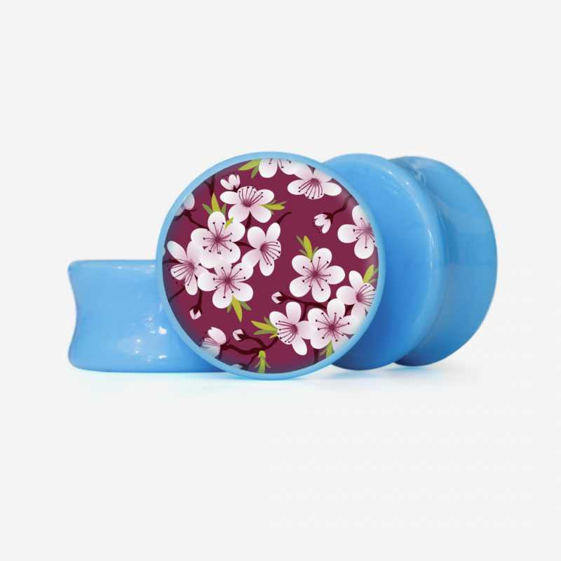 Alargador Flores do Japão - Base Selecionável | ALARGS