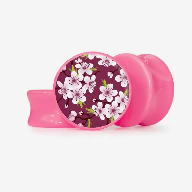 Alargador Flores do Japão - Base Selecionável | ALARGS