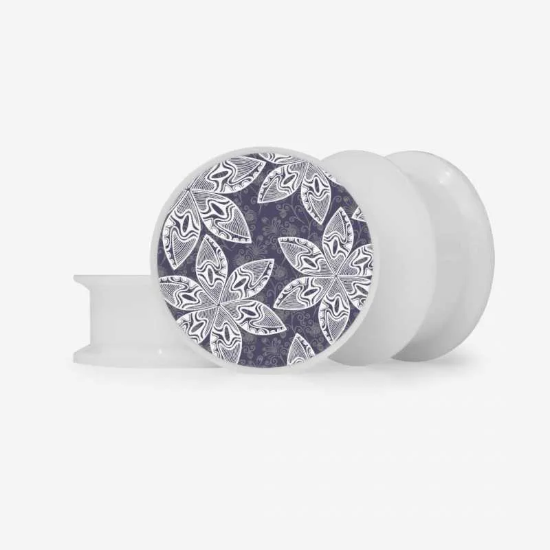 Plug Flores Cinzentas - Base Selecionável | ALARGS