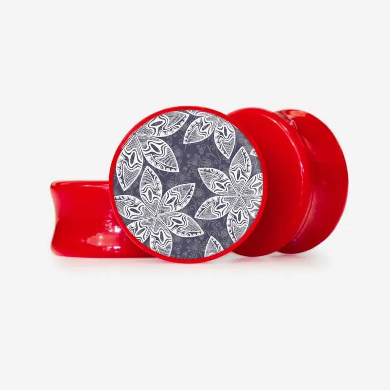 Plug Flores Cinzentas - Base Selecionável | ALARGS