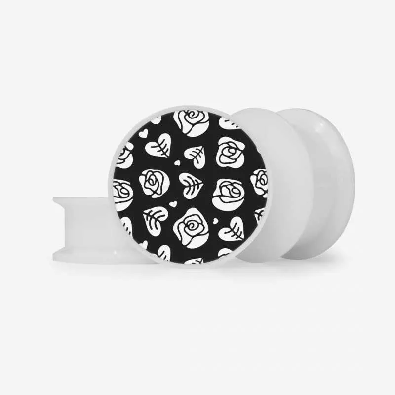 Plug Flores Monocromáticas - Base Selecionável | ALARGS