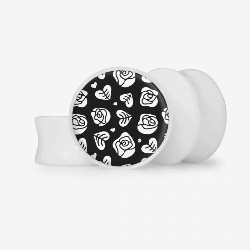 Plug Flores Monocromáticas - Base Selecionável | ALARGS