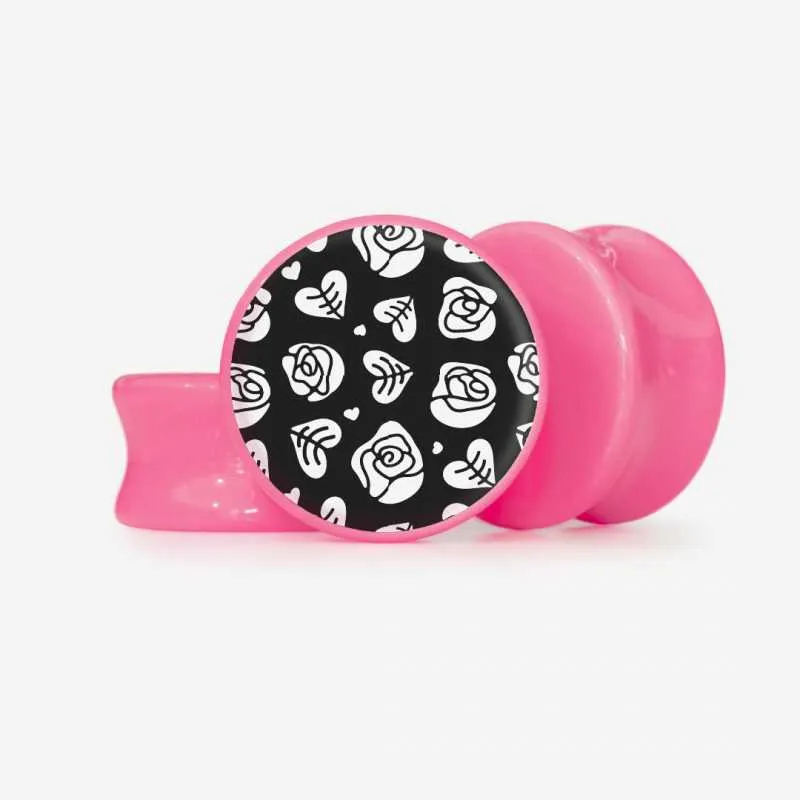 Plug Flores Monocromáticas - Base Selecionável | ALARGS