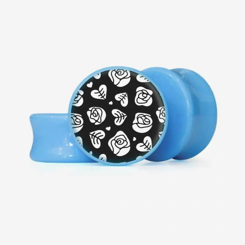 Plug Flores Monocromáticas - Base Selecionável | ALARGS