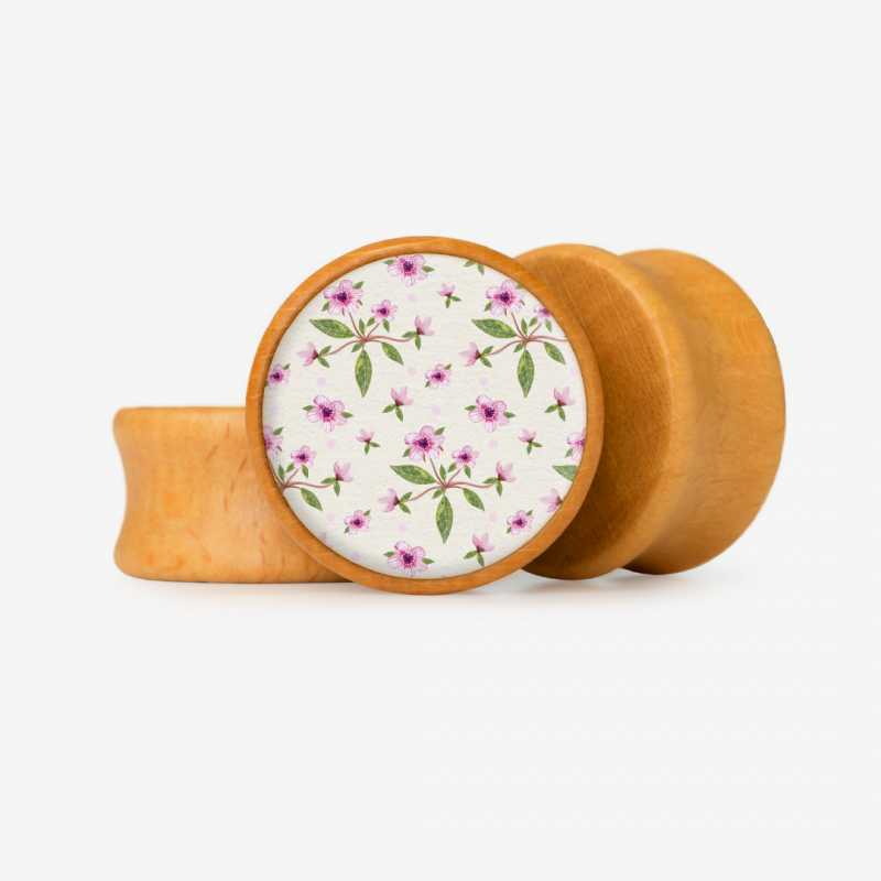 Plug Flores Pequeninas - Base Selecionável | ALARGS