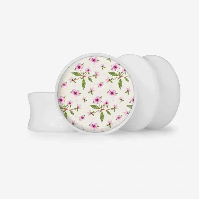 Plug Flores Pequeninas - Base Selecionável | ALARGS