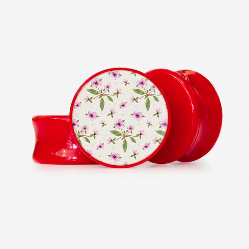 Plug Flores Pequeninas - Base Selecionável | ALARGS