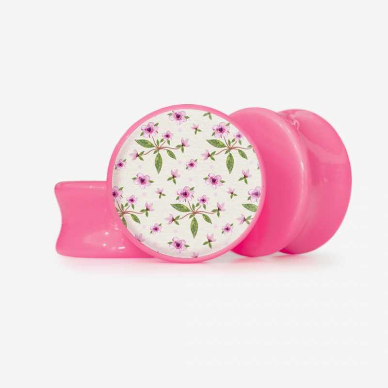 Plug Flores Pequeninas - Base Selecionável | ALARGS