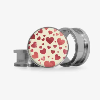 Plug Coração Vibrante - Base Selecionável é na ALARGS