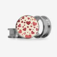 Plug Coração Vibrante - Base Selecionável é na ALARGS