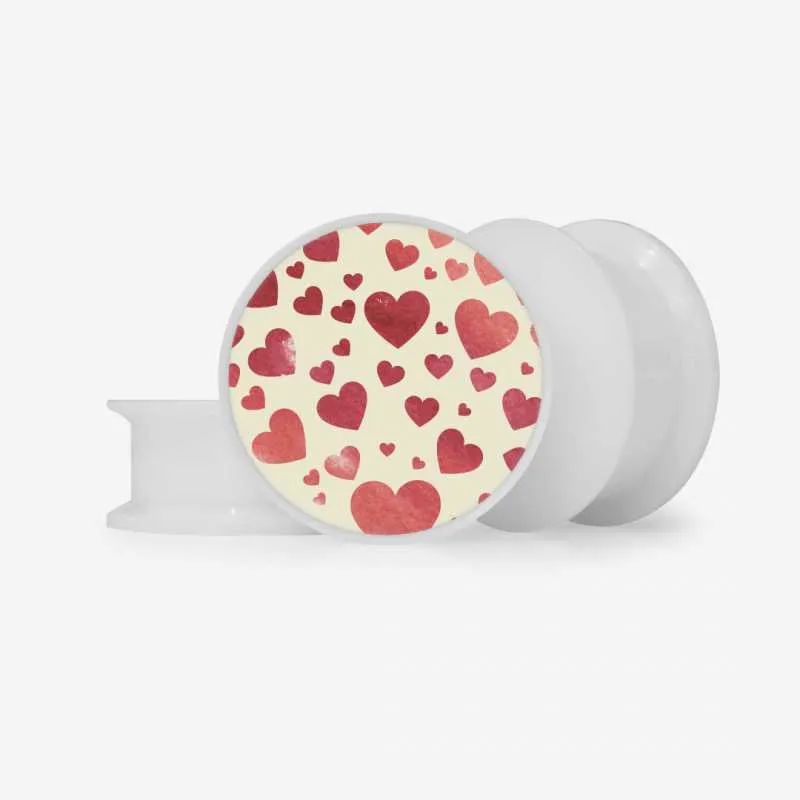 Plug Coração Vibrante - Base Selecionável é na ALARGS