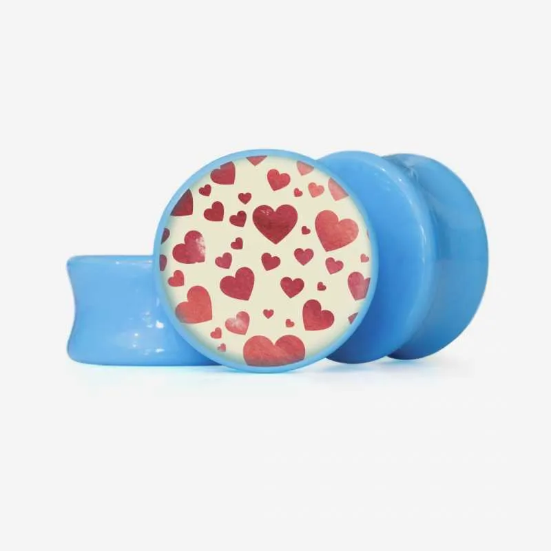 Plug Coração Vibrante - Base Selecionável é na ALARGS