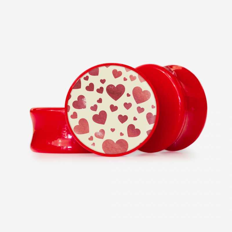 Plug Coração Vibrante - Base Selecionável é na ALARGS