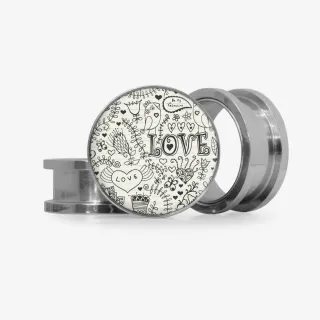 Plug Uma Carta de Amor - Base Selecionável | ALARGS