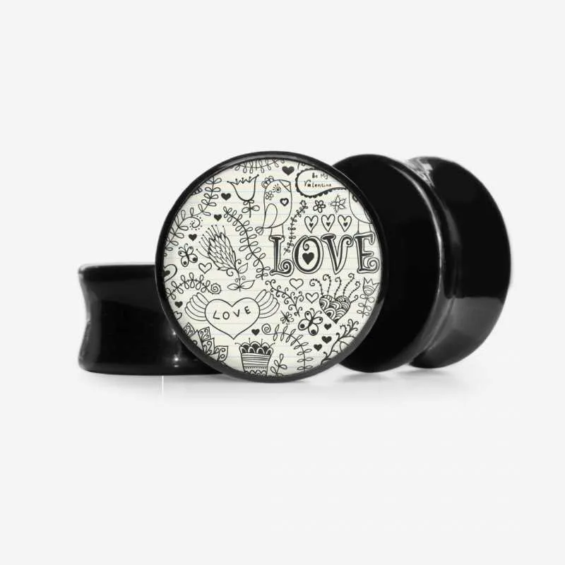 Plug Uma Carta de Amor - Base Selecionável | ALARGS