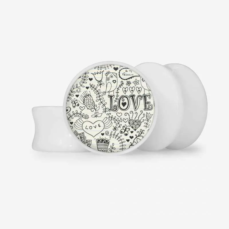 Plug Uma Carta de Amor - Base Selecionável | ALARGS