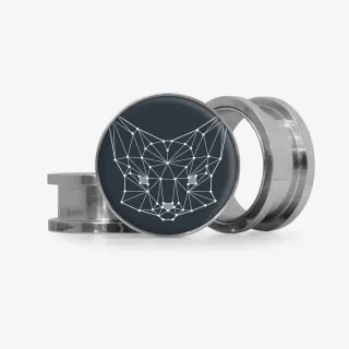 Plug Raposa Poligonal - Base Selecionável | ALARGS