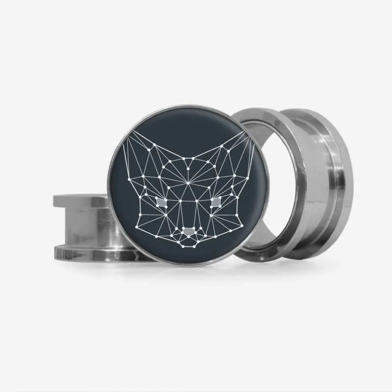 Plug Raposa Poligonal - Base Selecionável | ALARGS